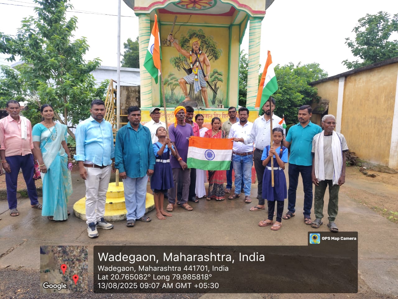 “स्वातंत्र्यदिन उत्सव वडेगाव ग्रामपंचायत”